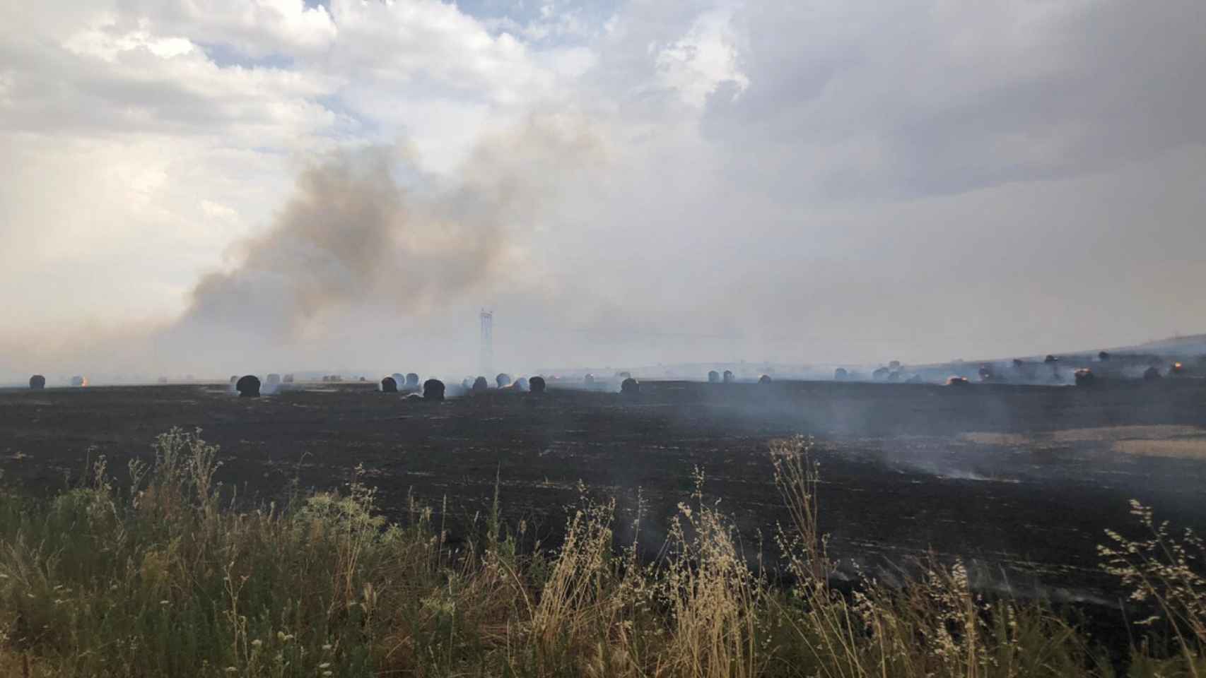 Imagen de un incendio en Zamora