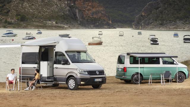 Imagen de la nueva Volkswagen Grand California basada en el Crafter.