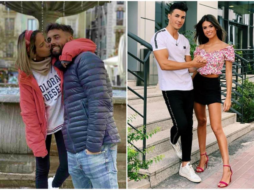 Gloria Camila y David García, y Kiko Jiménez y Sofía Suescun, en sus primeras fotos como pareja.