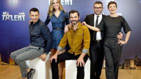 El jurado de 'Got Talent' en su primera edición (Mediaset)