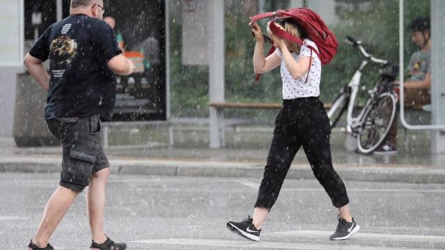 Tormenta de verano. EFE/EPA/Leszek Szymanski