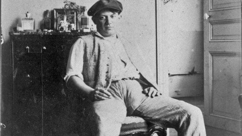 Picasso en Horta de San Juan (1909).