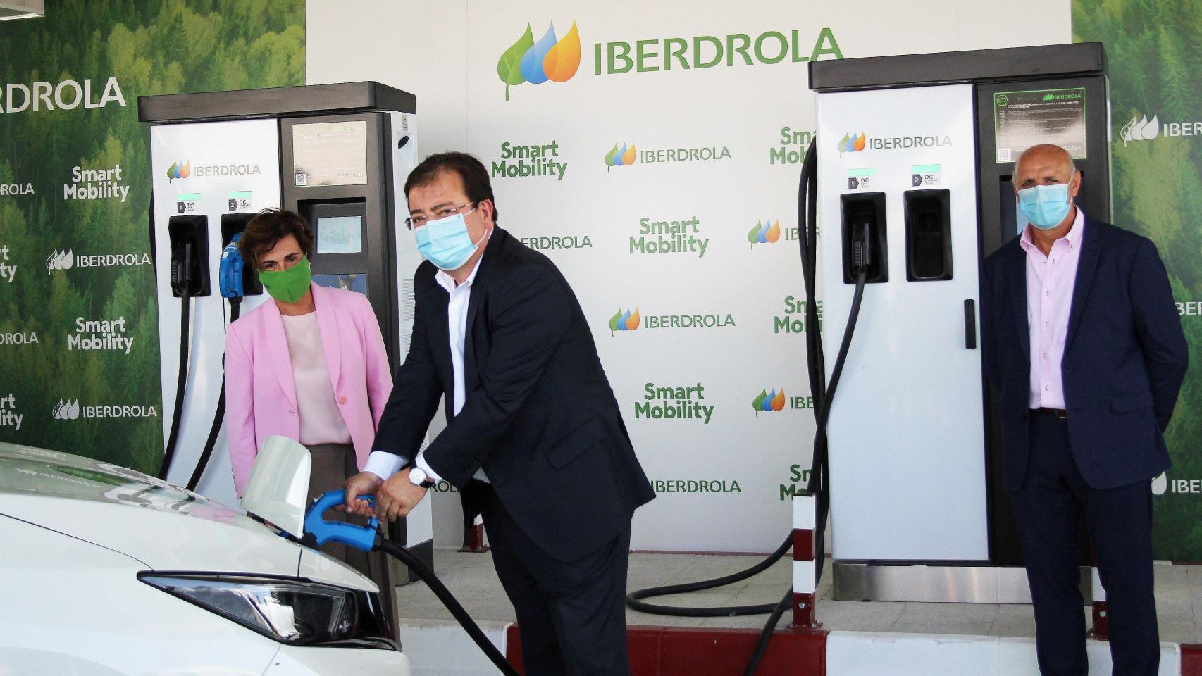 Iberdrola crea un corredor de carga súper rápida coches eléctricos entre centro y sur peninsular