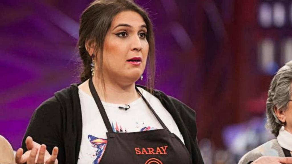 Saray durante el programa 'MasterChef'.