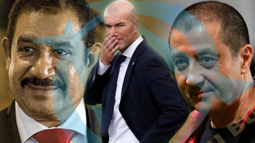 Mohamed Ayachi Ajroudi, Zinedine Zidane y Mourad Boudjellal