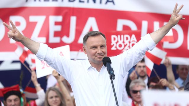 El presidente de Polonia, Andrzej Duda.