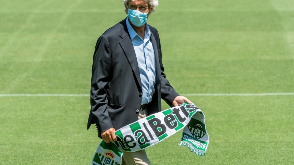 Manuel Pellegrini, durante su presentación como entrenador del Betis