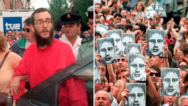 Ortega Lara y manifestación por Miguel Ángel Blanco