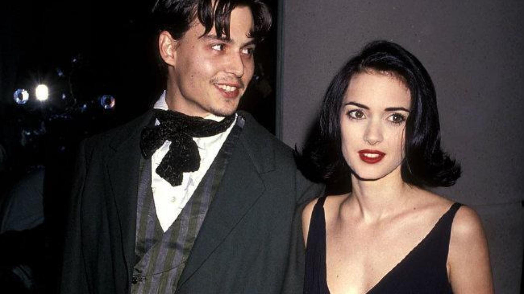 Johnny Depp y Winona Ryder.