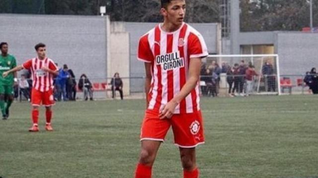 Álvaro Daniel, hijo de Coquito Rodríguez, con el Girona. Foto: Instagram