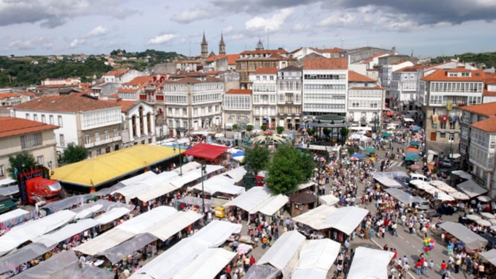 Foto de archivo de la celebración de la feria en Betanzos.