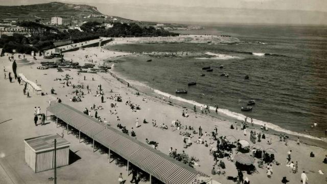 Playa de Riazor hace más de cien años