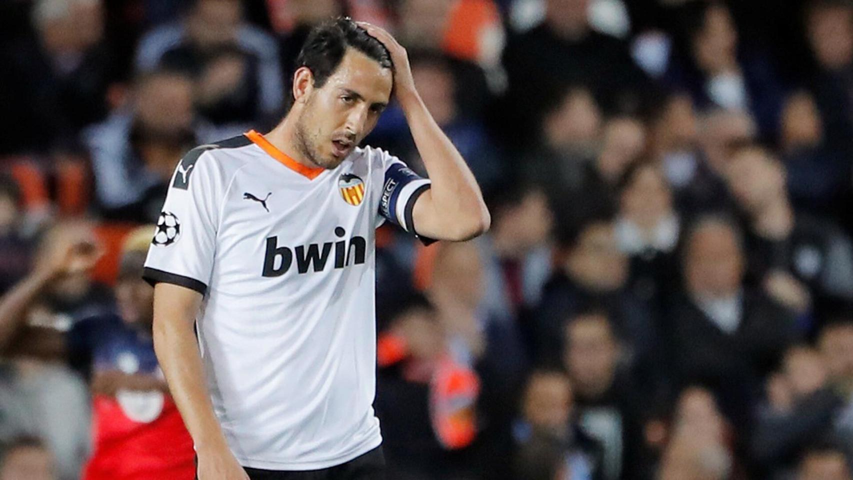 Dani Parejo, durante un partido del Valencia