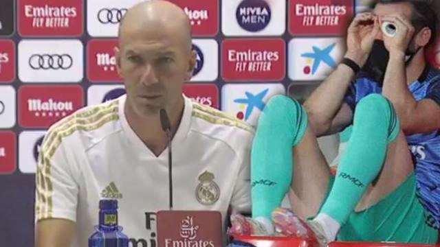 Zinedine Zidane y Gareth Bale