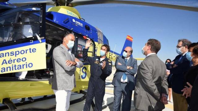 Page ha inaugurado este miércoles el helipuerto de Tarancón