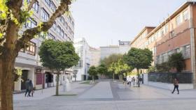 Recreación del nuevo aspecto de la calle Victoria Fernández España.