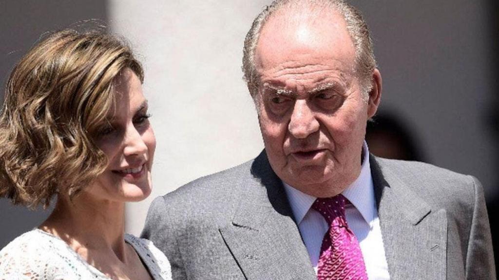 Letizia y Juan Carlos I.