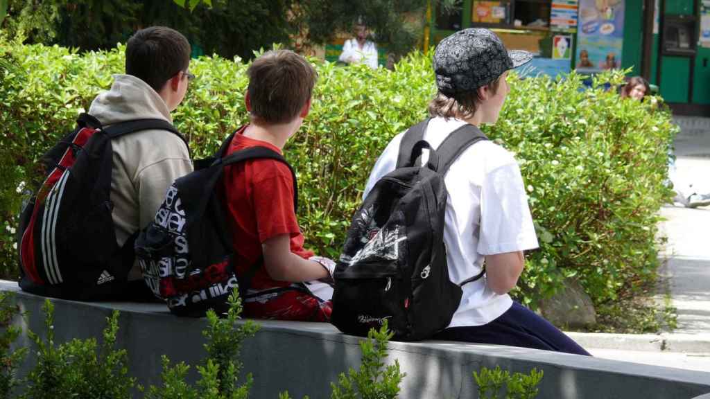 Un grupo de adolescentes