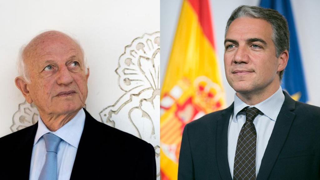 André Azoulay, consejero de Mohamed VI; y Elías Bendodo.