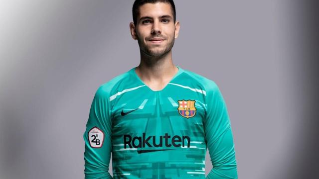 Sergi Puig, portero del Barcelona B