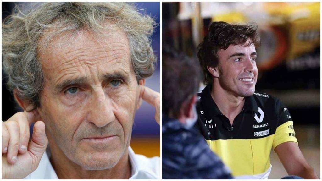 Alain Prost y Fernando Alonso