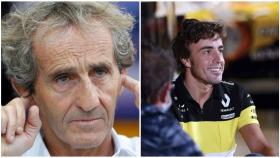 Alain Prost y Fernando Alonso