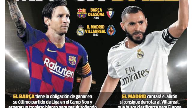 Portada Sport (16/07/20)