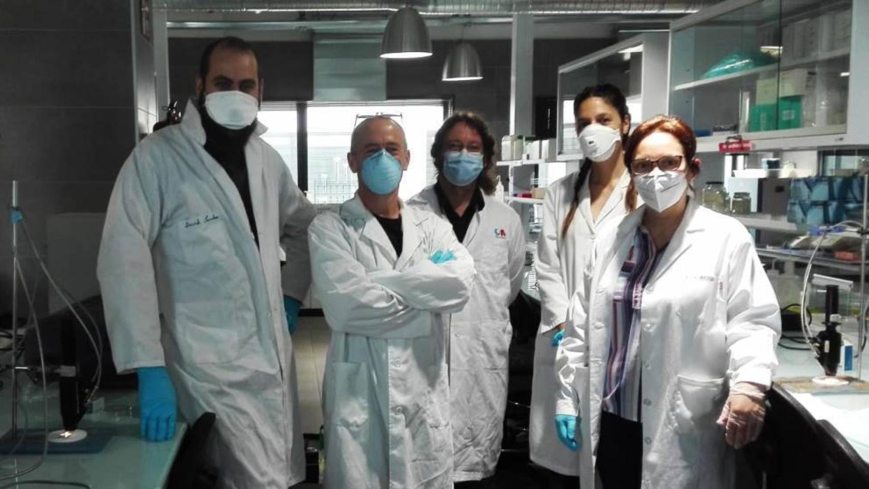 Equipo de investigación de la alcarreña Sonia Pérez