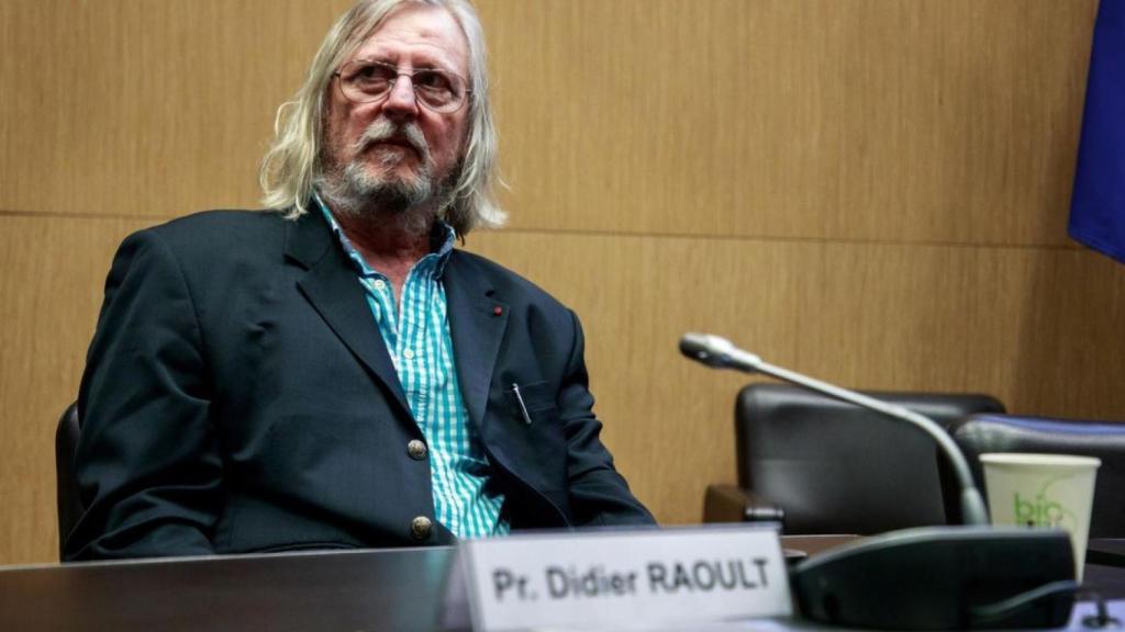 Didier Raoult ante la Asamblea Nacional de Francia.