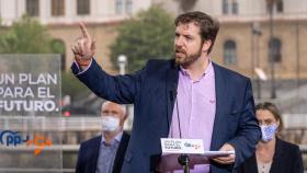 Luis Gordillo, nuevo diputado de Ciudadanos en el Parlamento Vasco, durante la precampaña.