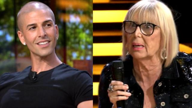 Labrador y Pilar Yuste en 'La casa fuerte' (Telecinco)