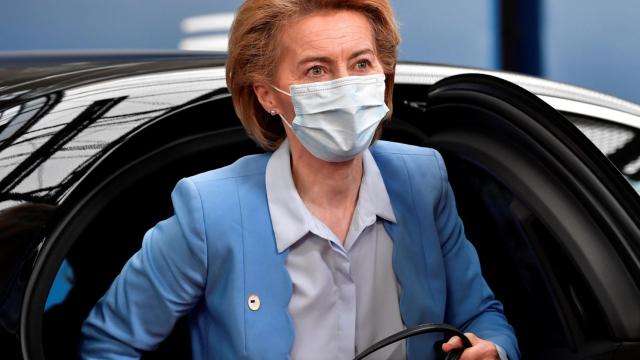 La presidenta de la Comisión, Ursula von der Leyen