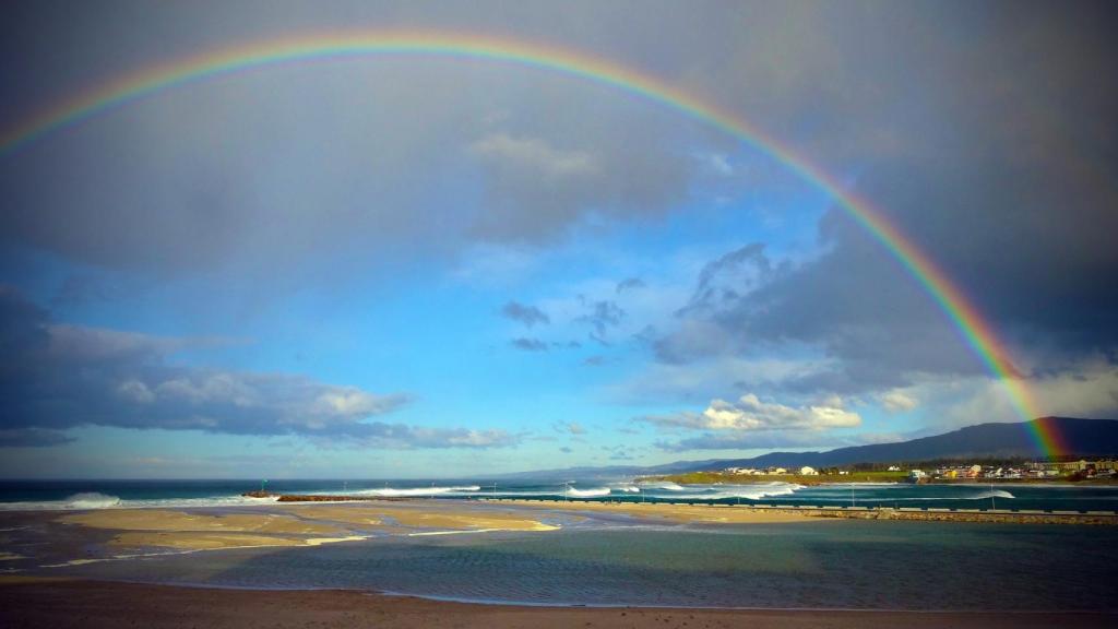 Imagen de la playa de Foz (Lugo).