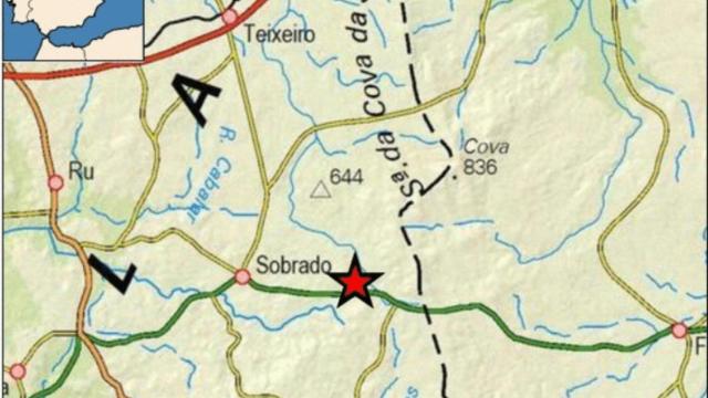 Sobrado fue el epicentro de un pequeño terremoto