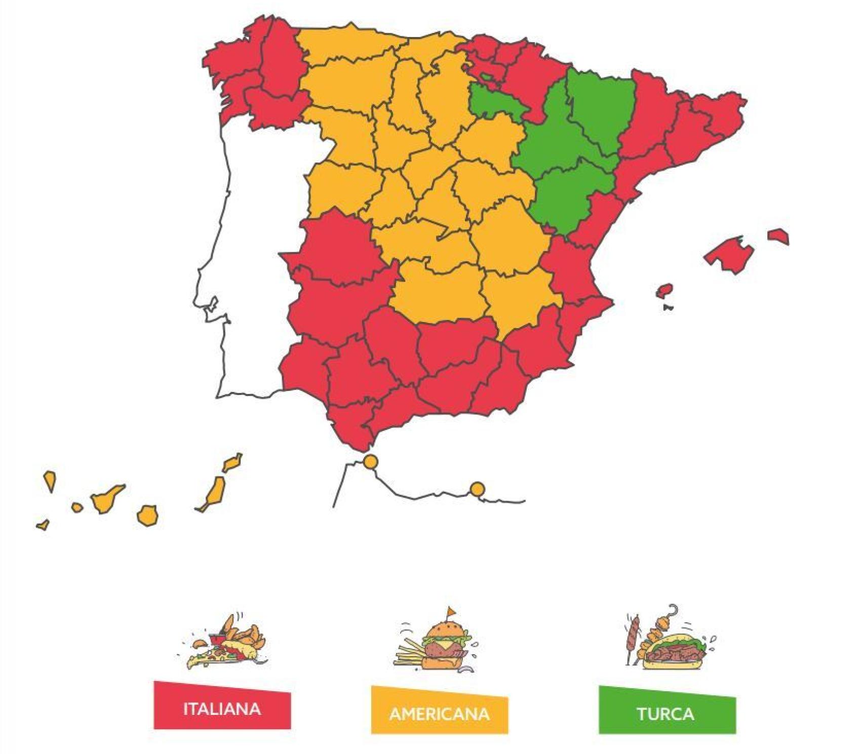 Comida pedida por los españoles durante el confinamiento.