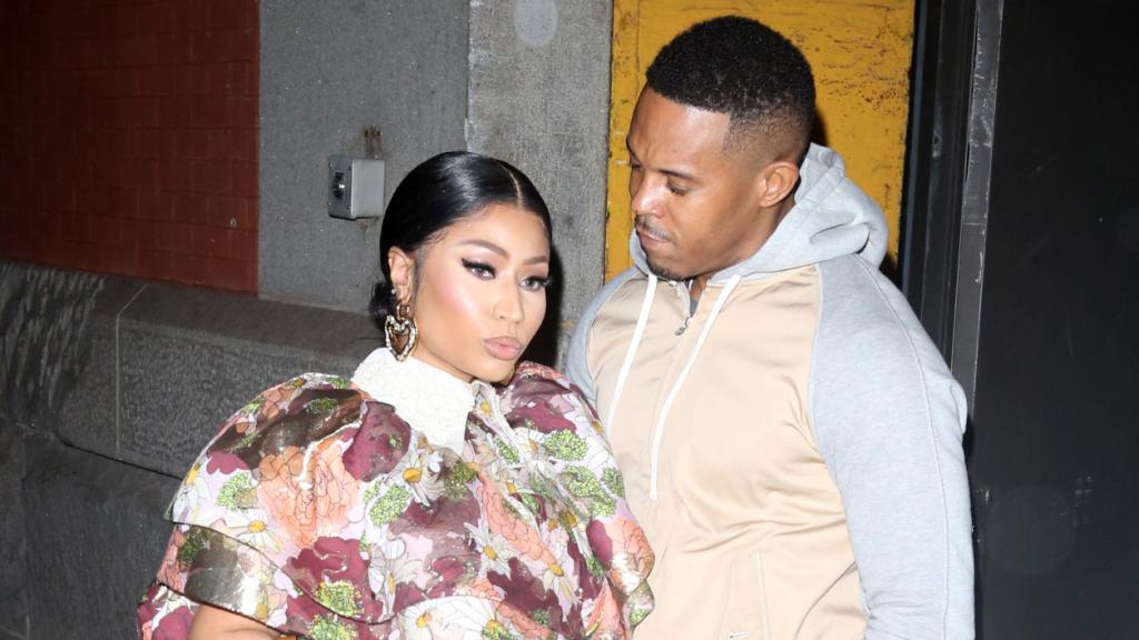 Nicki Minaj junto a su marido Kenneth Petty