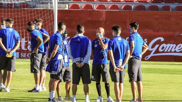 Charla de la plantilla del Deportivo