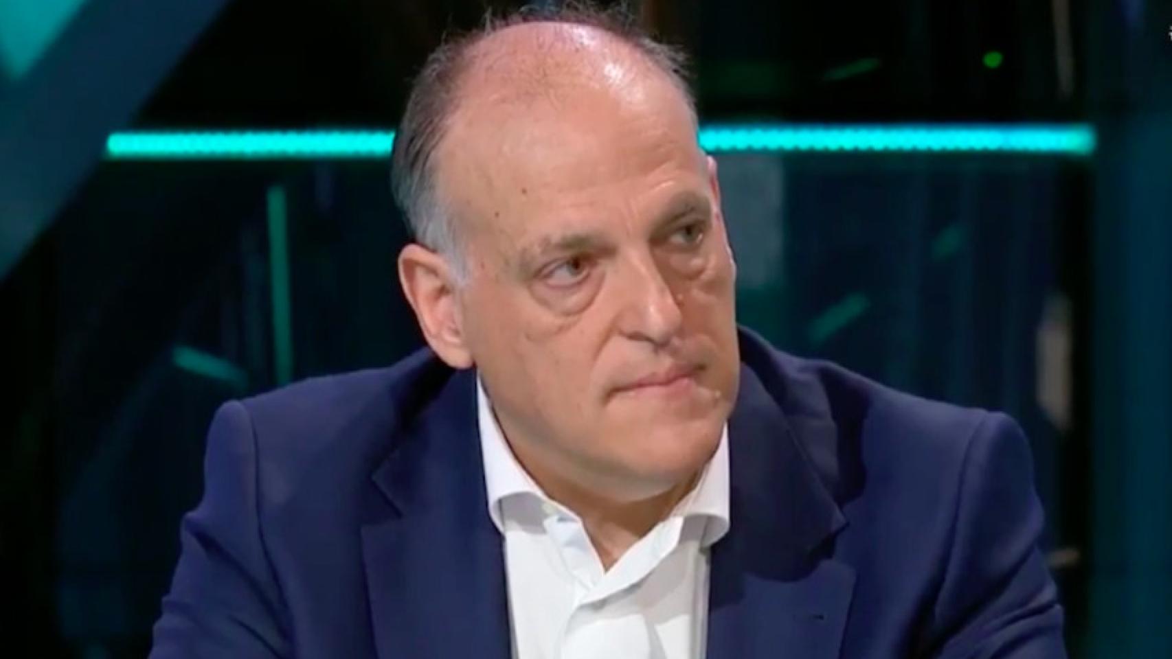 Javier Tebas, en Movistar+