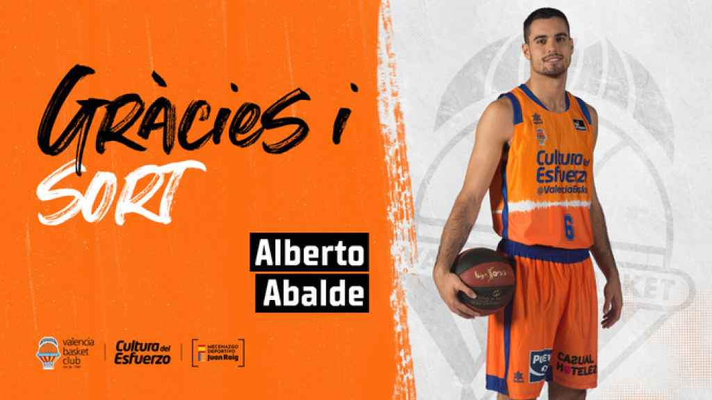 Abalde se desvincula del Valencia Basket tras pagar su cláusula de rescisión