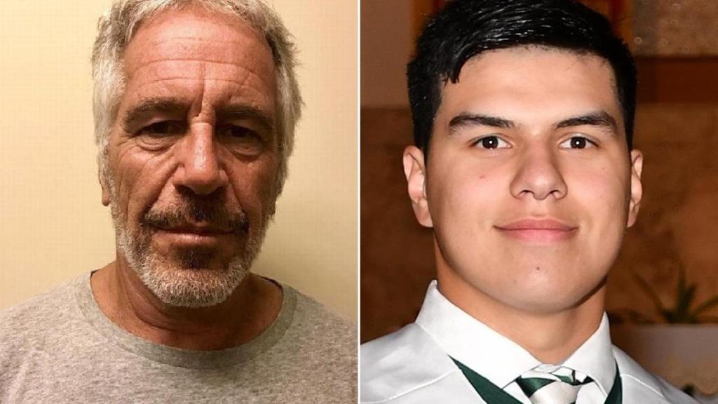 Jeffrey Epstein y Daniel Anderl, el joven asesinado con apenas 20 años.