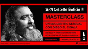 El cantaor Diego El Cigala protagoniza la primera masterclass SON Estrella Galicia
