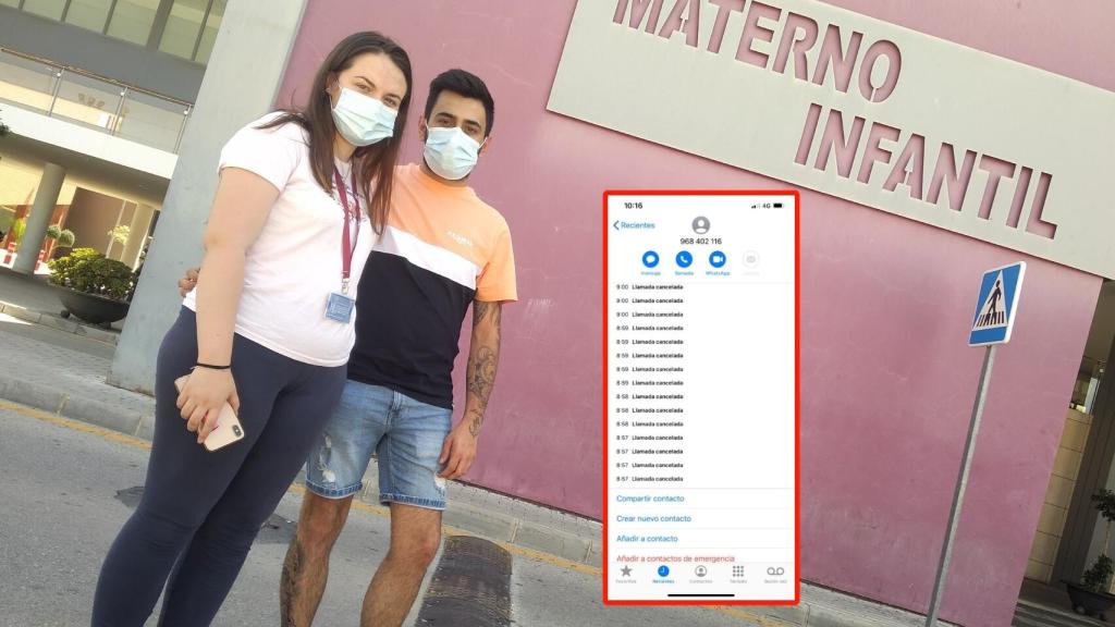 Paqui y Francisco, padres del bebé, hicieron 24 llamadas al centro de salud.