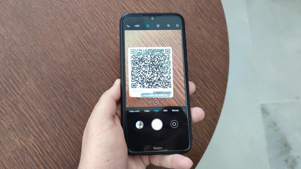 Código QR en el hotel