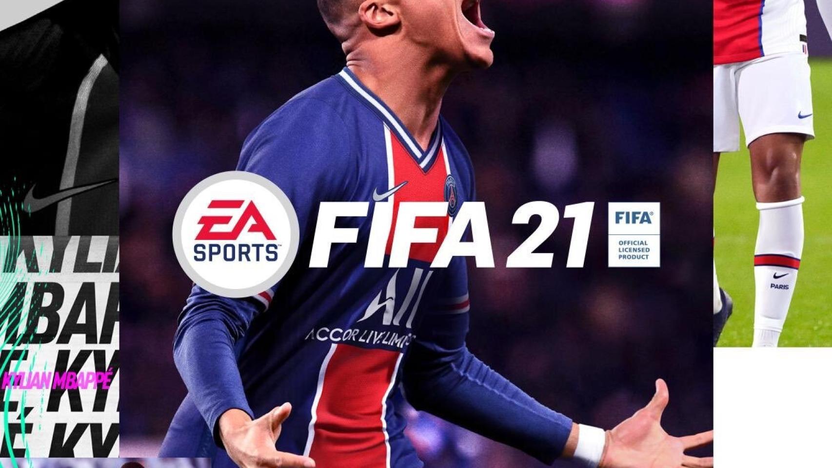 La portada del FIFA 21