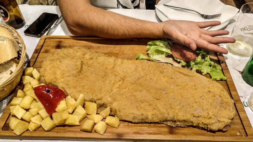 Un cachopo en Llanes