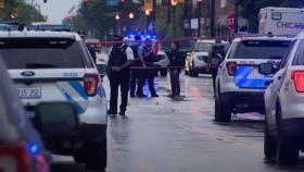 Inmediaciones del lugar donde se ha producido el tiroteo en Chicago.