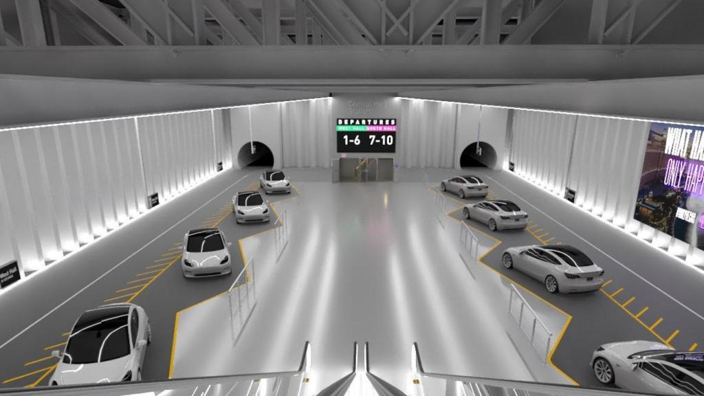 La estación de The Boring Company que Elon Musk instalará en Las Vegas