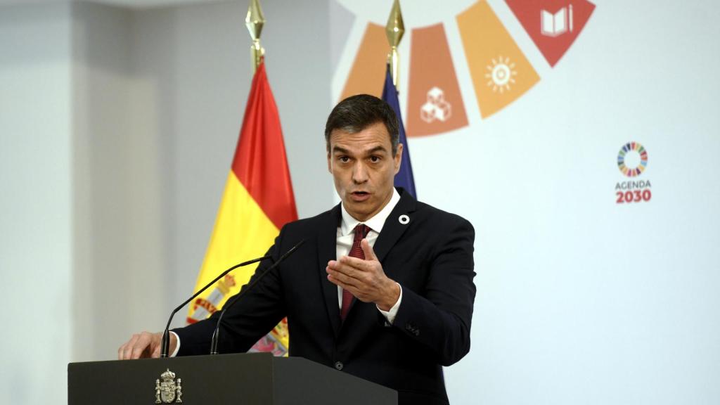 El presidente del Gobierno, Pedro Sánchez, preside la presentación de la agenda 'España Digital 2025’ en Moncloa.