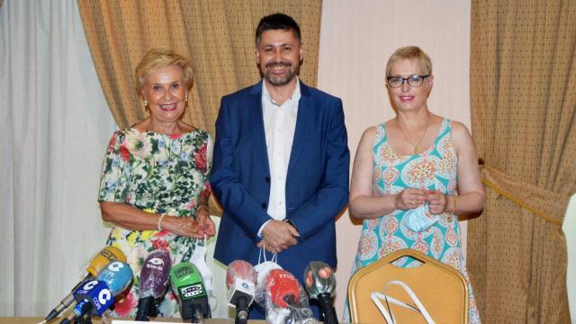 Carmen Quitanilla, José Rosiñol y Anna Grau