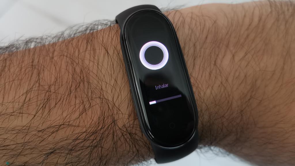 Asistente de respiración en Xiaomi Mi Band 5